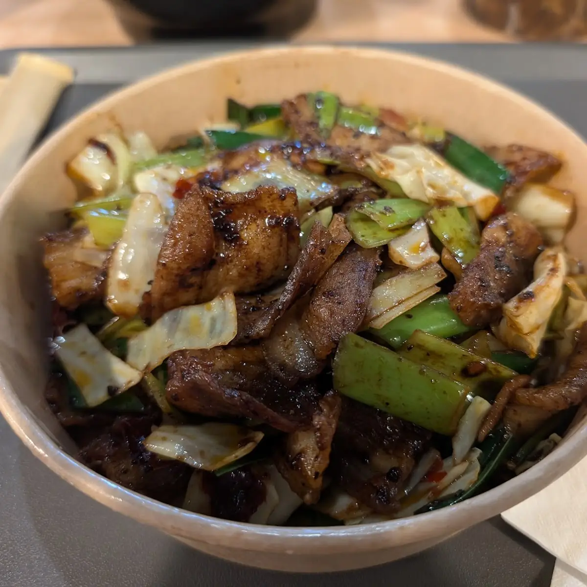 Twice Cooked Pork w Cabbage