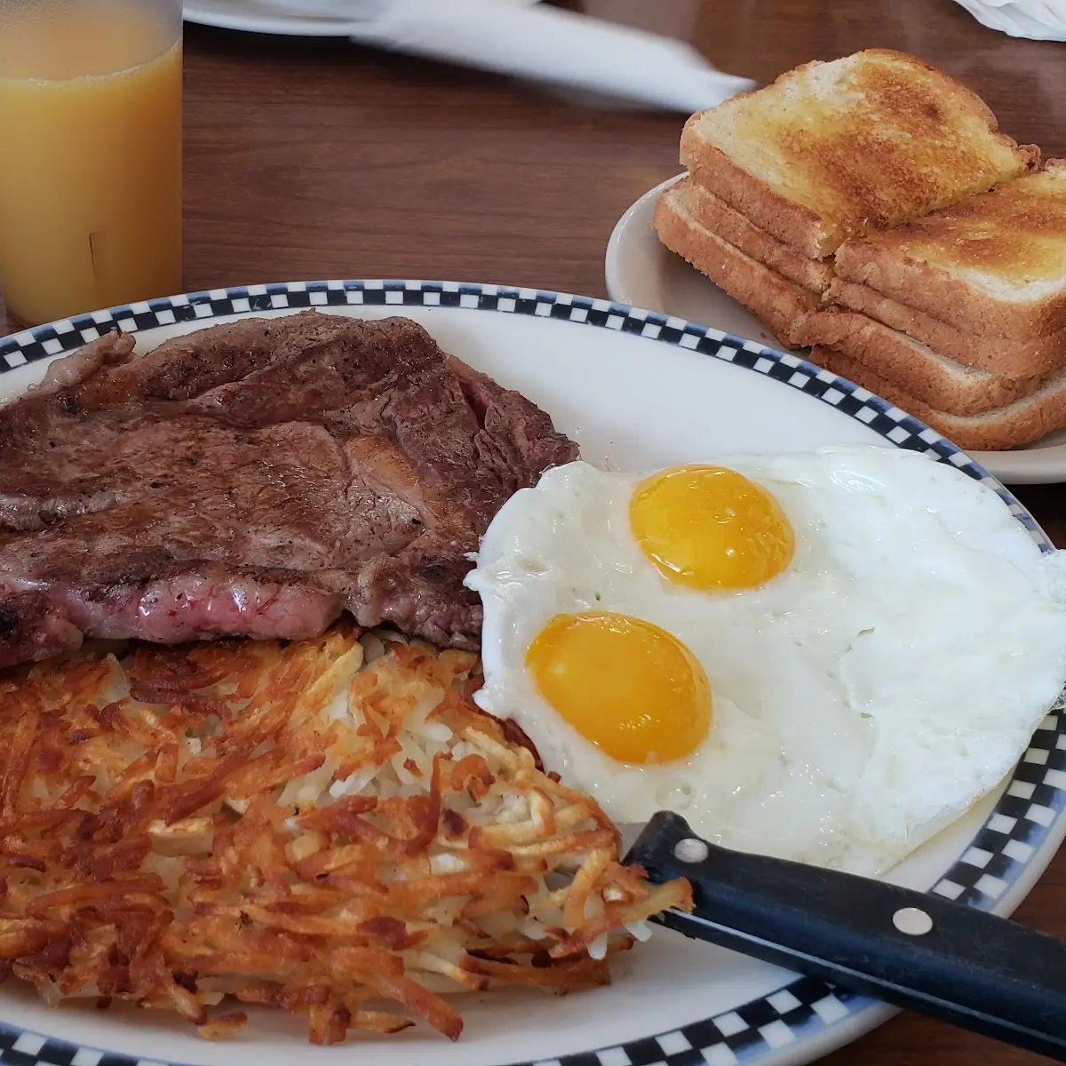 Chicken Fried Steak and Eggs