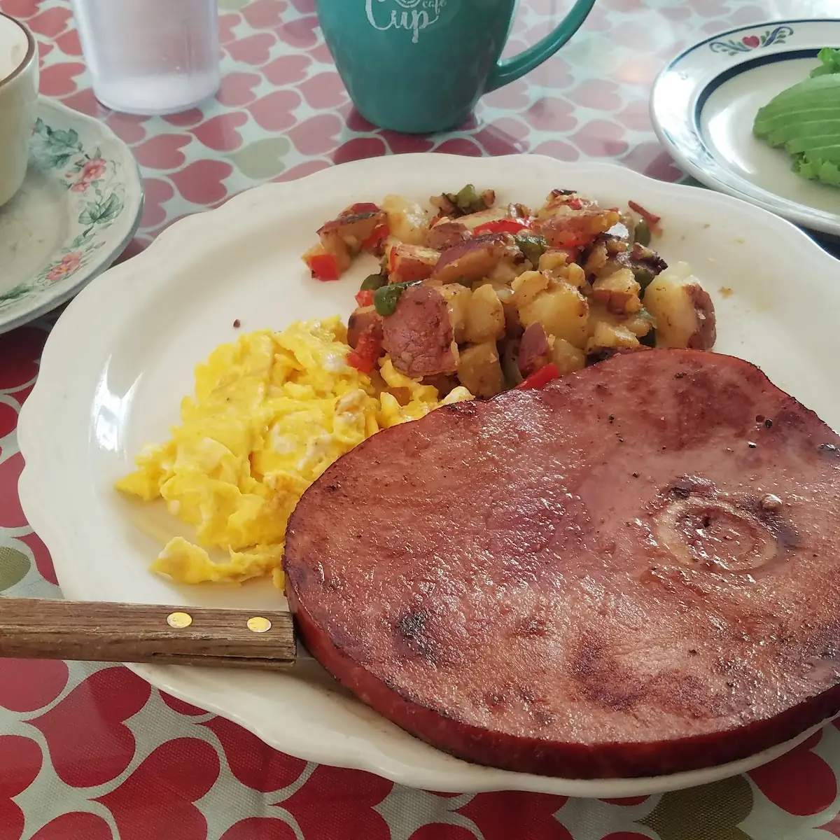 Ham Steak and Eggs