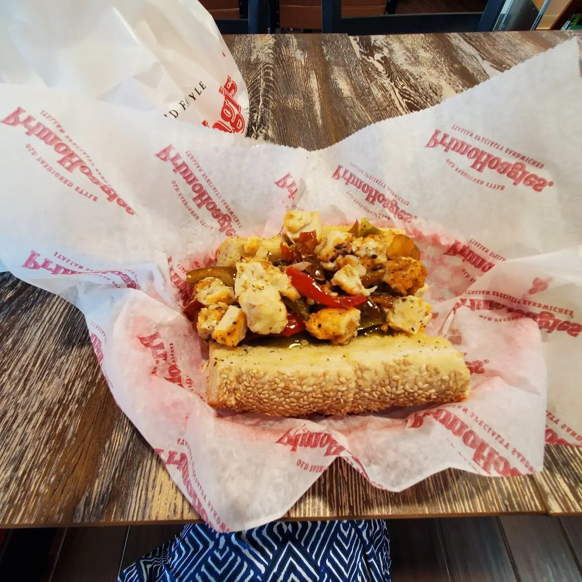 Grilled Chicken Cheesesteak