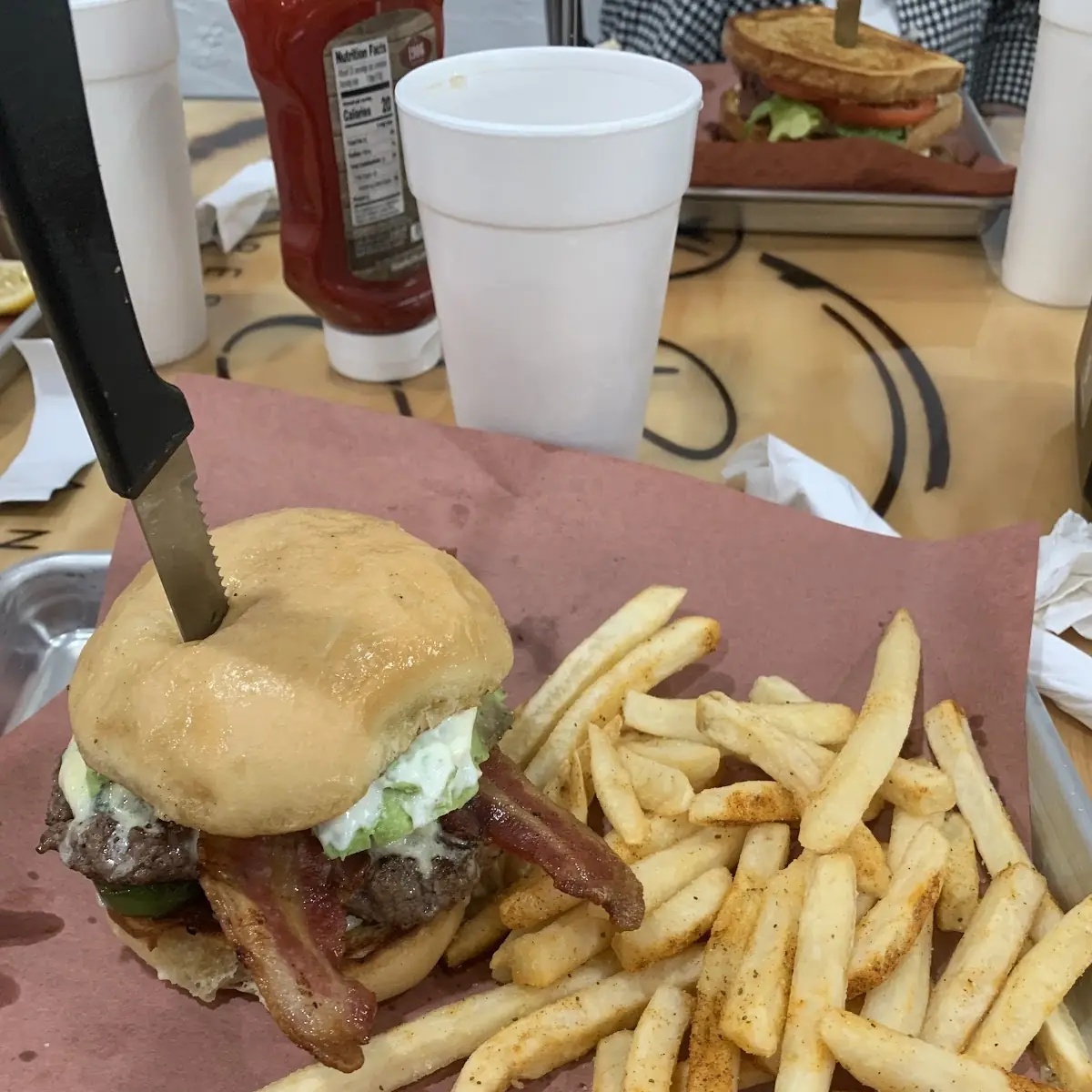 Bacon Blue Cheese Burger