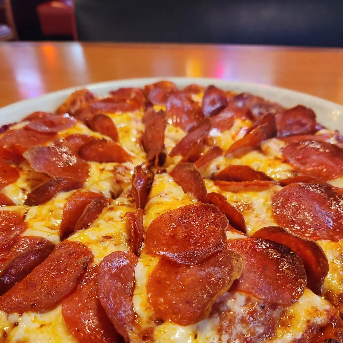Thin Crust Pepperoni Pizza