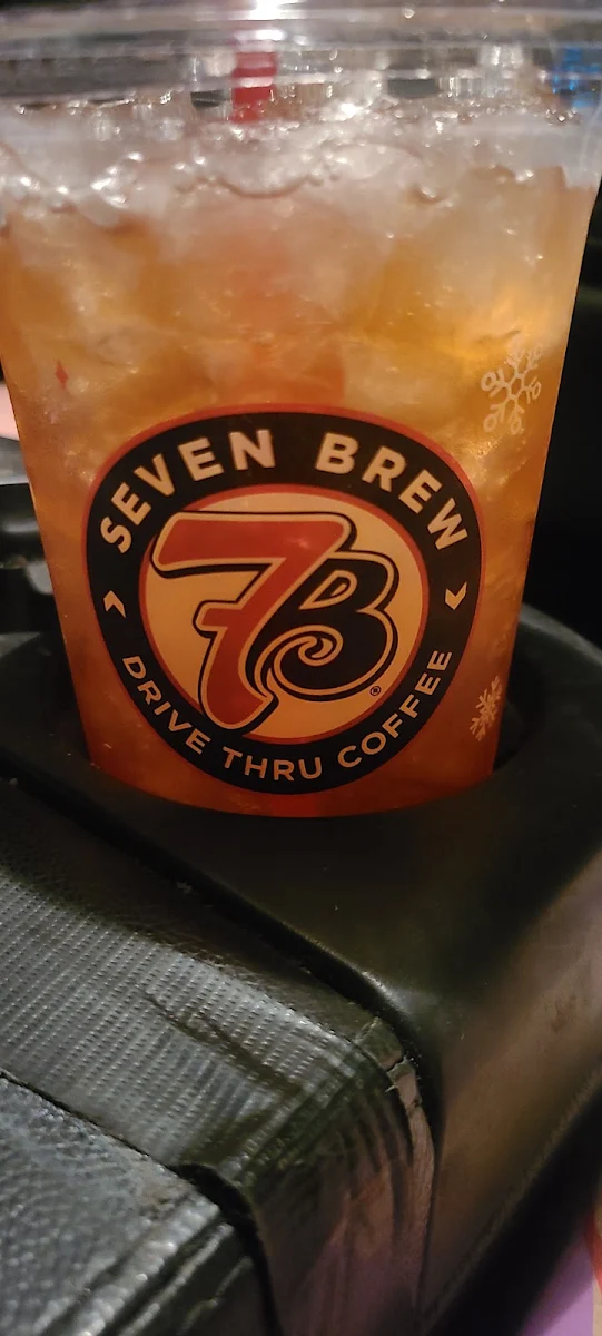 Iced Black Tea with Peach Toroni