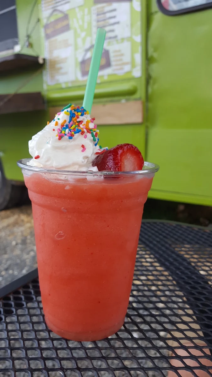 Strawberry Lemon Frappe