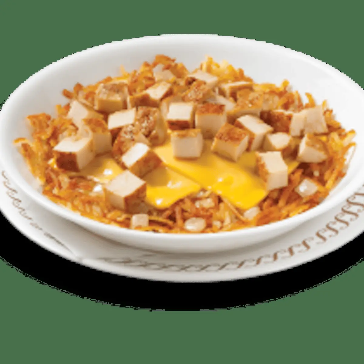 Chicken Melt Hashbrown Bowl