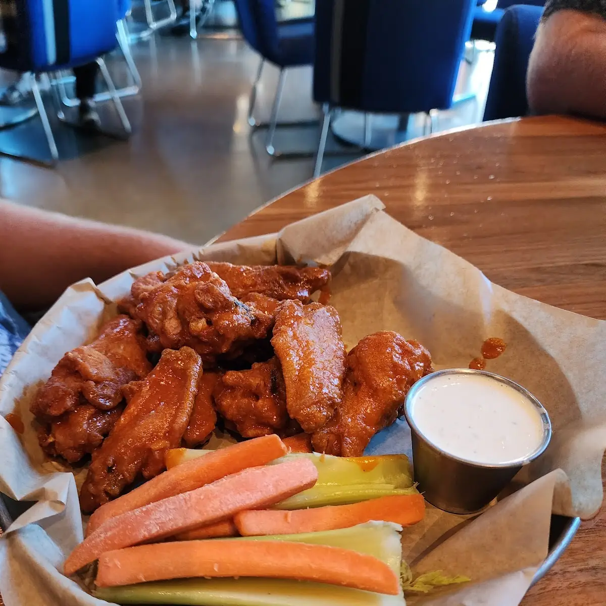 Spicy Buffalo Wings with Dipping Sauce