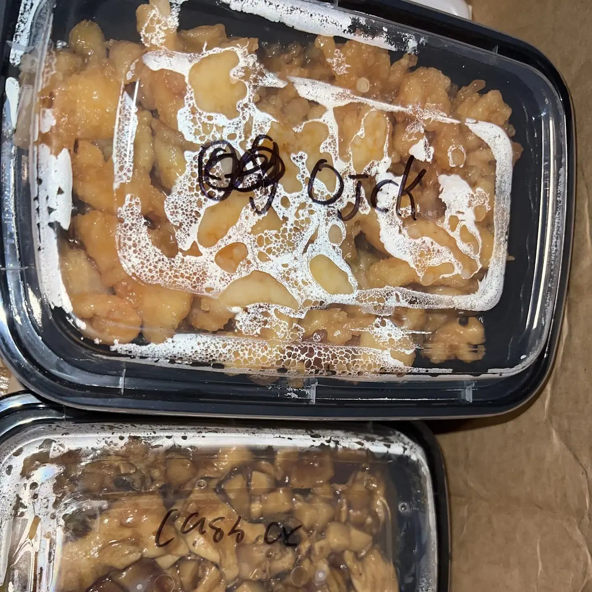 Orange Chicken and Cashew Chicken