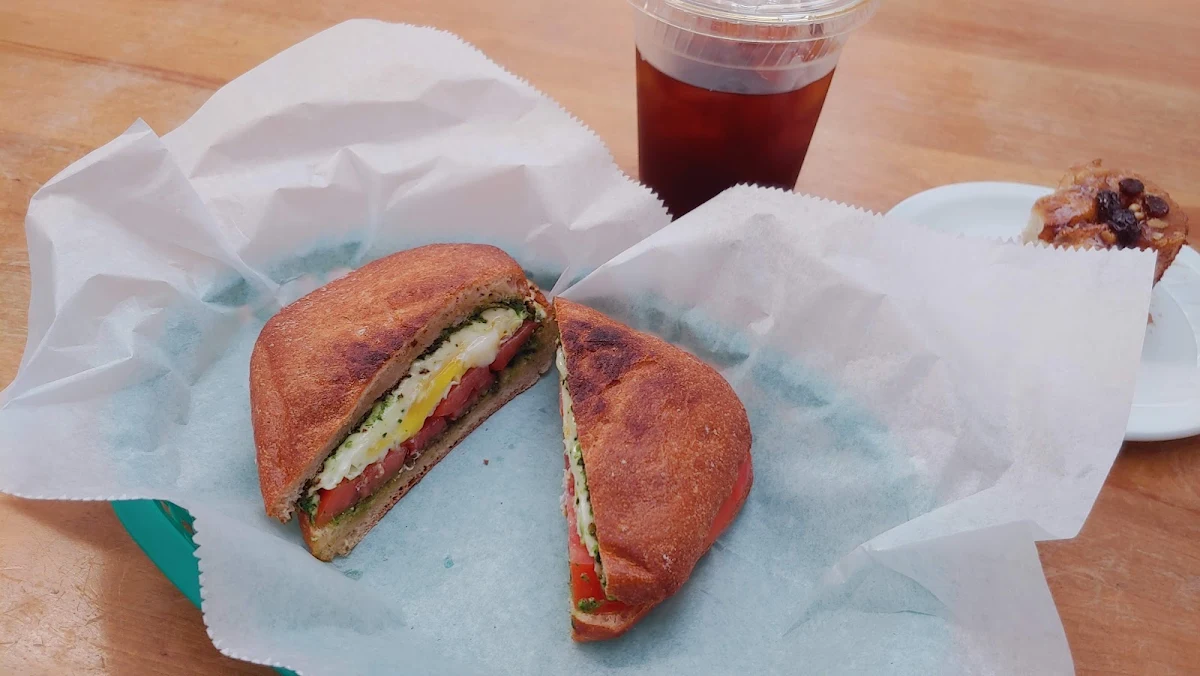 Pesto Breakfast Sandwich