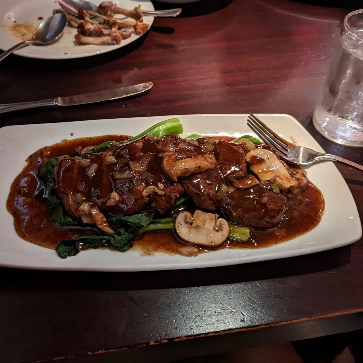 Steak with Chinese Broccoli