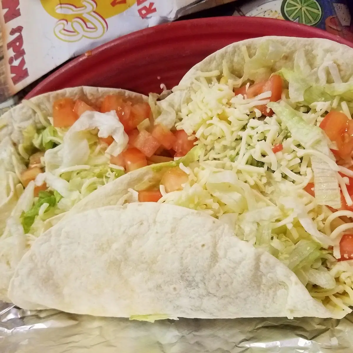 Soft Taco Beef Bean or Chicken