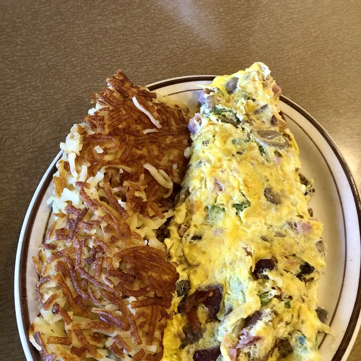 Gyro Omlette with Sausage Gravy
