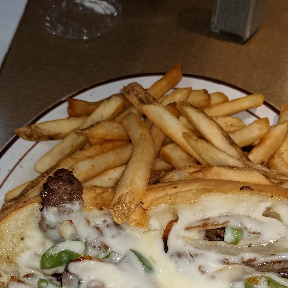Philly Cheese Steak and Fries