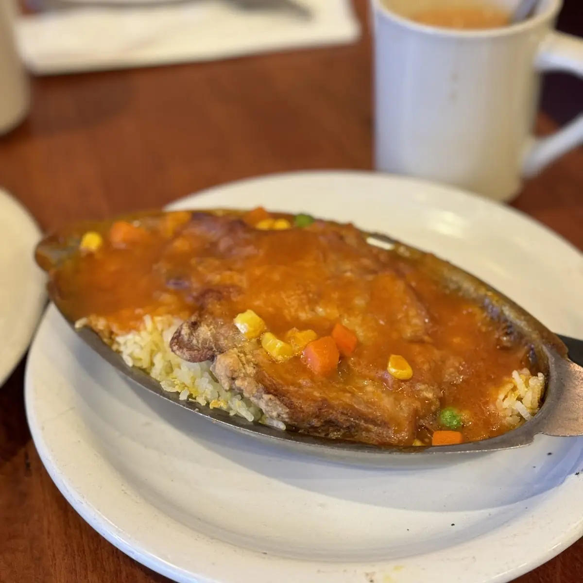 Baked Pork Chop with Rice