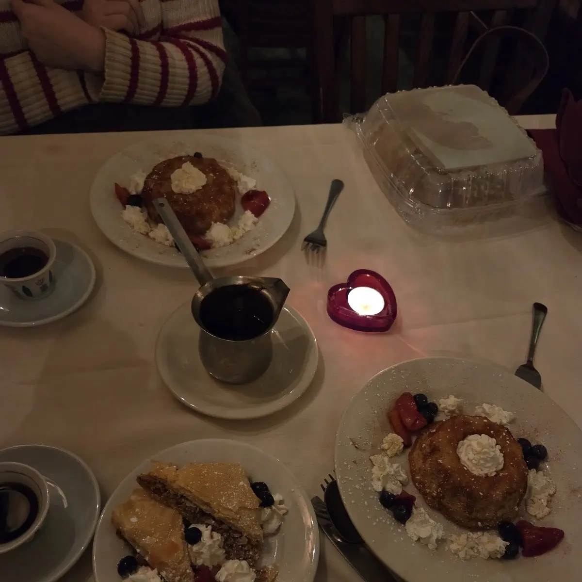 Banana Sponge Cake and Baklava