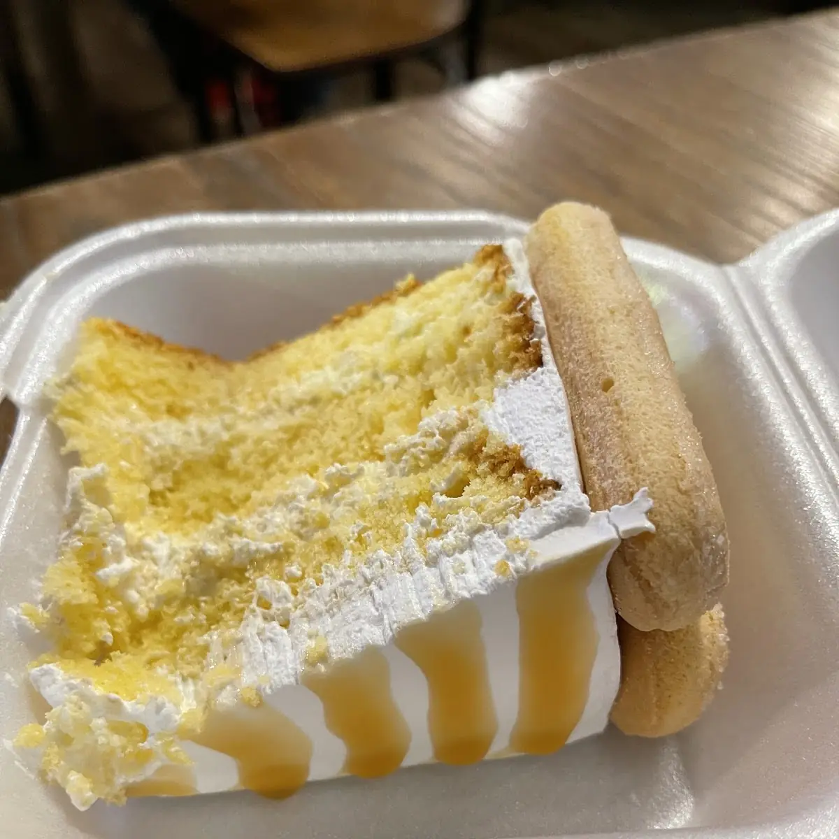 White Truffle Cake Slice