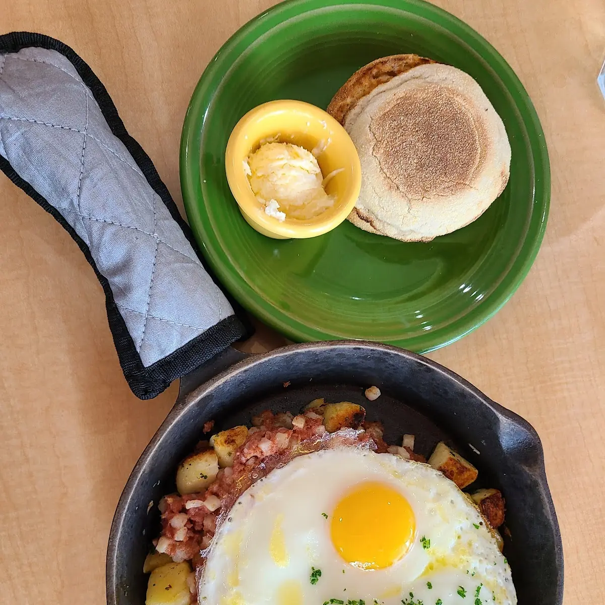 Corned Beef Hash and Eggs