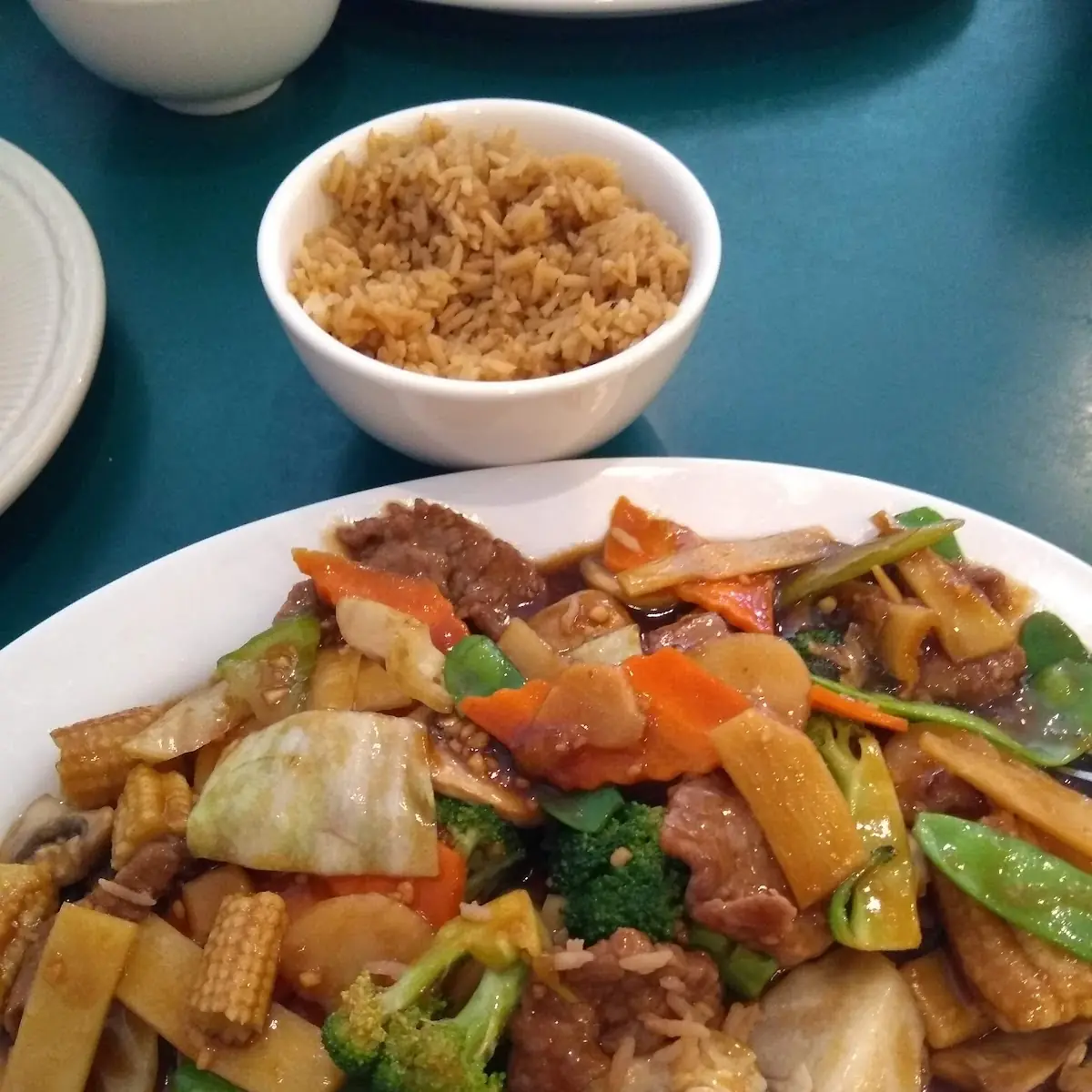 Sliced Beef with Mixed Vegetables
