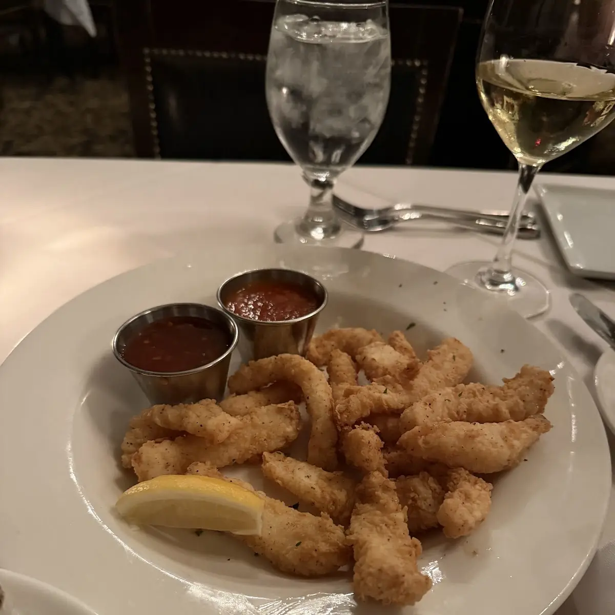 Crispy Calamari with Two Sauces