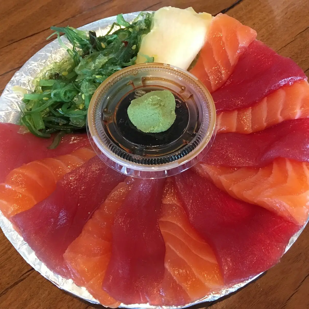 Salmon and Tuna Sashimi Platter