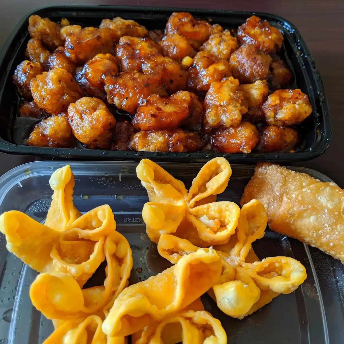 General TSO's Chicken and Crab Rangoon