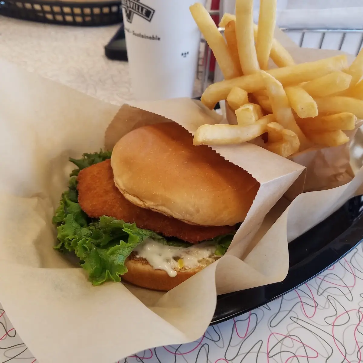 Wild Alaskan Halibut Sandwich
