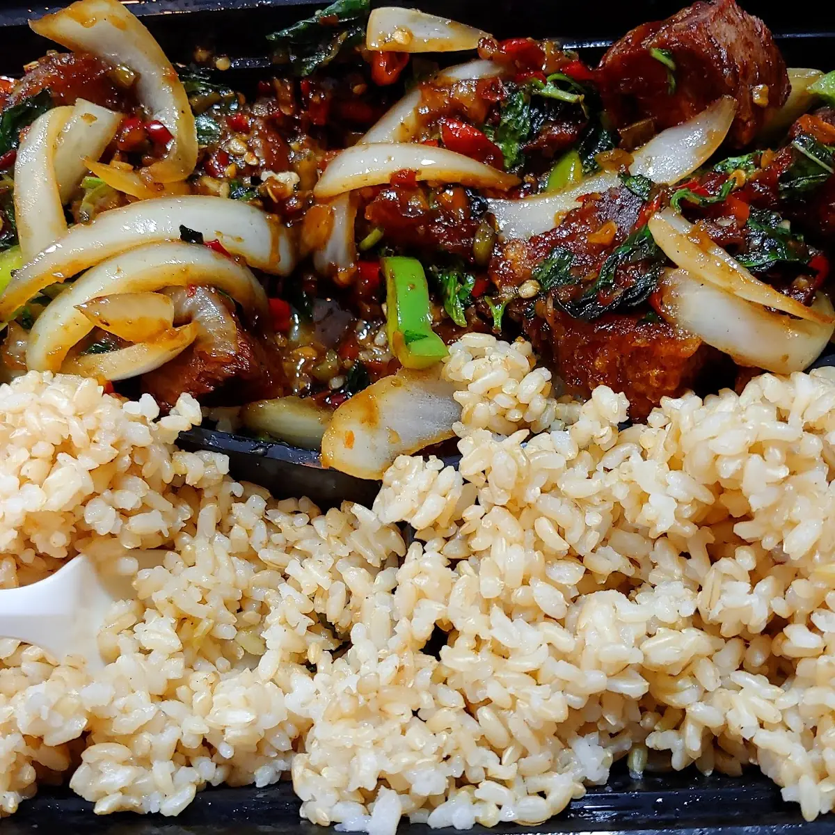 Pork Belly Phad Kraphrao