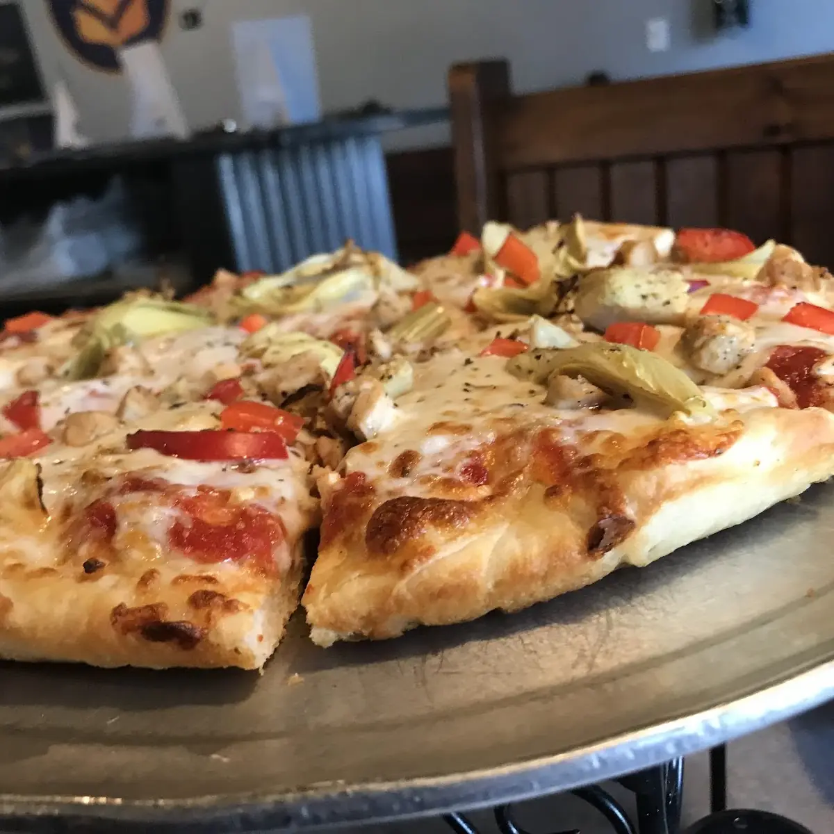 Artichoke Pizza Thin and Thick Crust