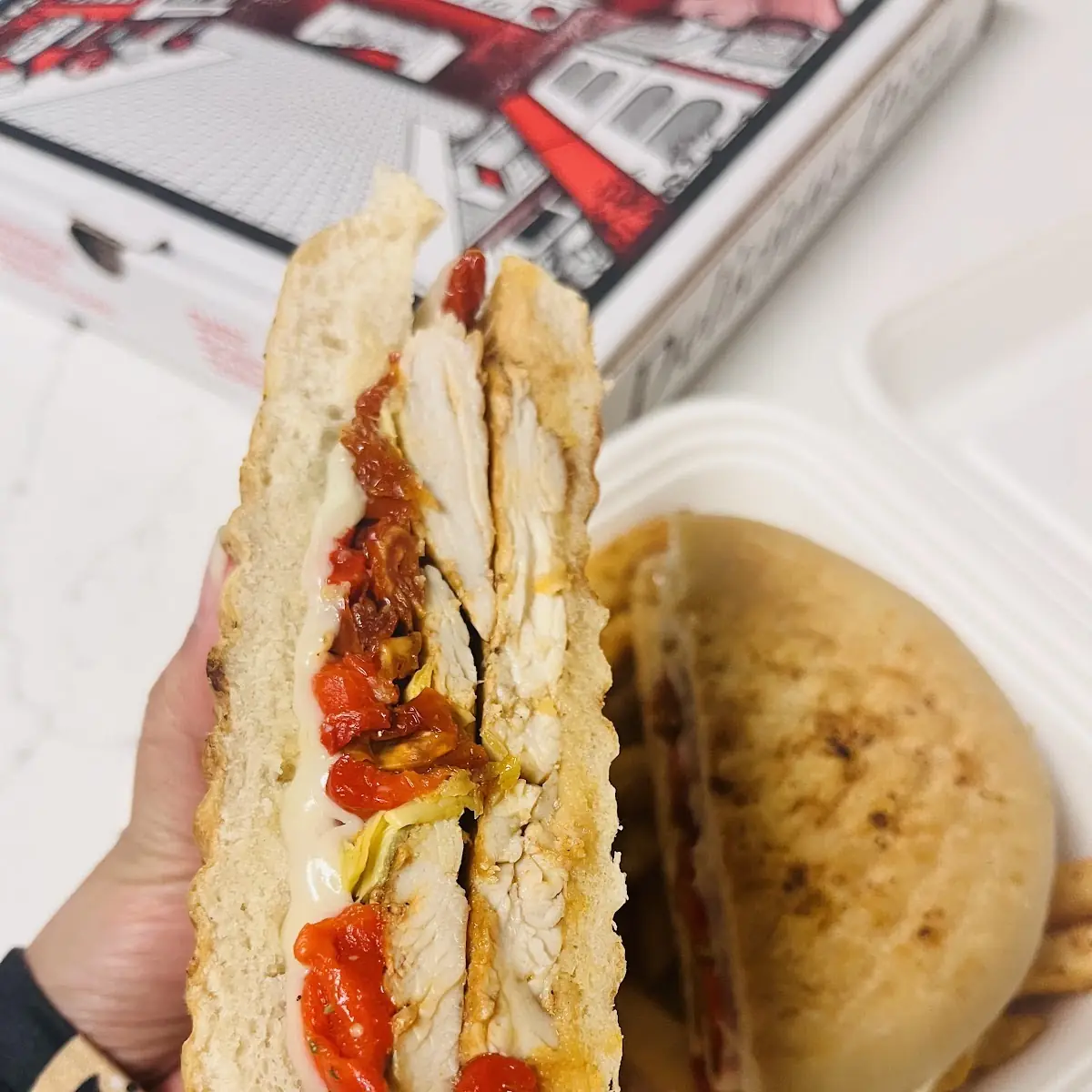 Antipasto Chicken Panini