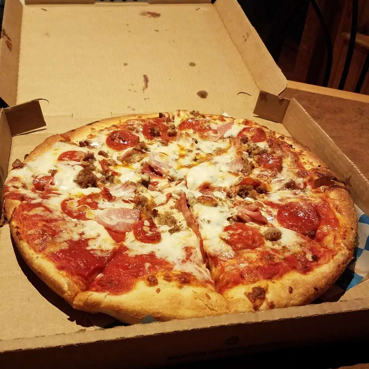 More Meat Pan Pizza