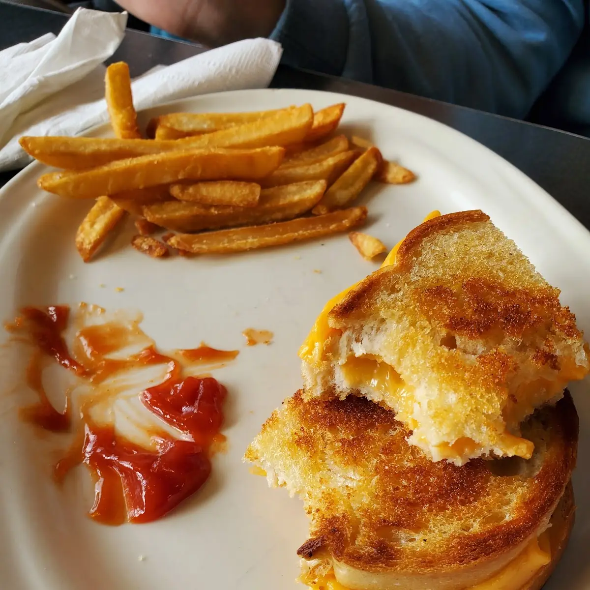 Grilled Cheese and Fries