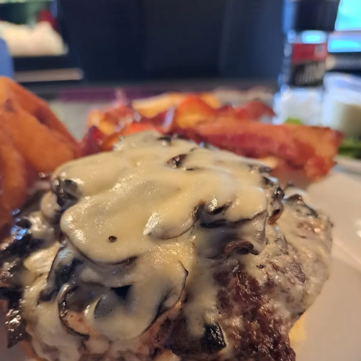 Mushroom Swiss Burger