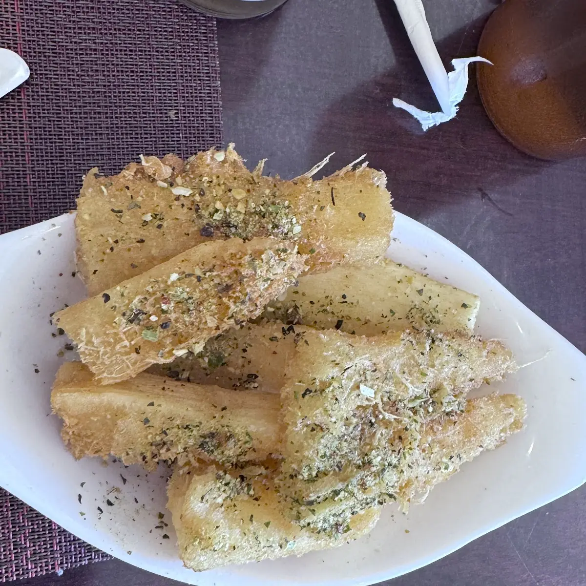 Boiled Yuca with Mojo