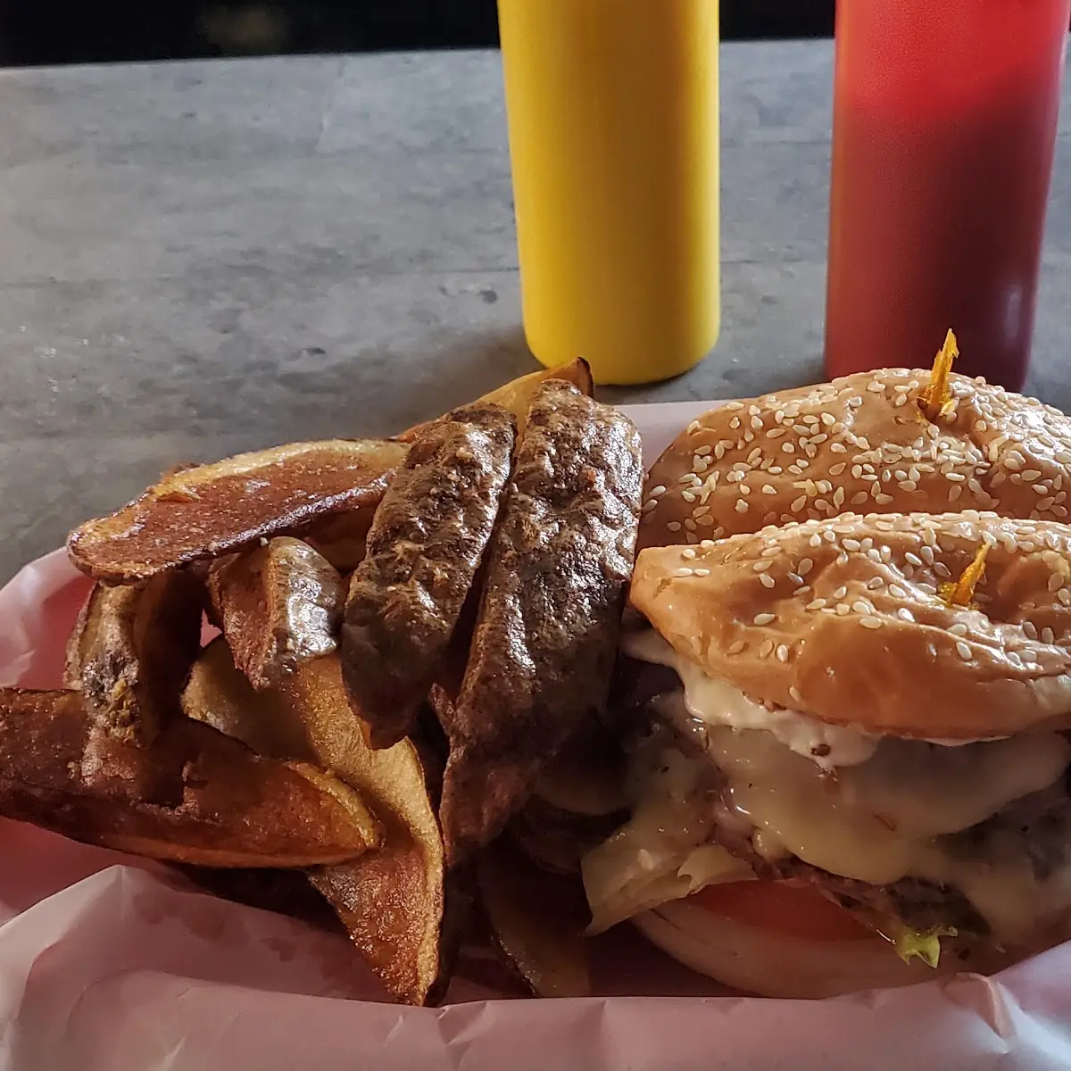 The Bad Idea Bacon Cheese Burger