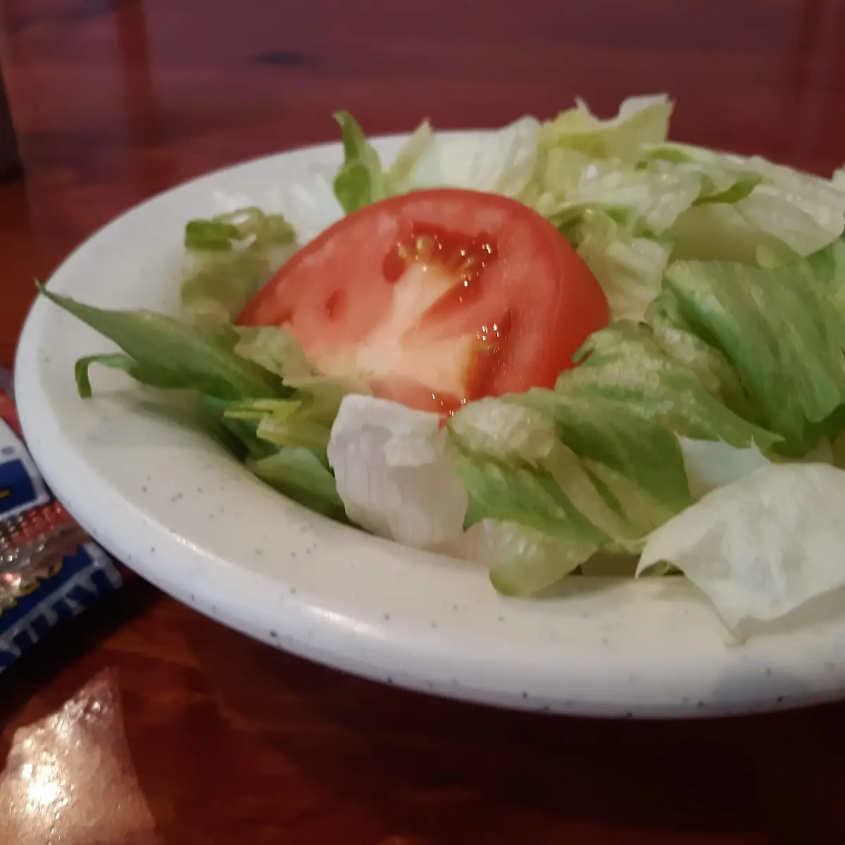 Side Salad with Crackers