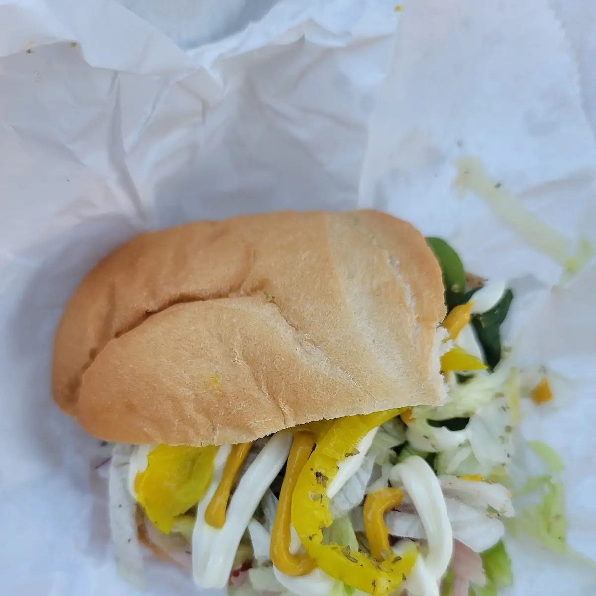 Throw Back Subway Sandwich