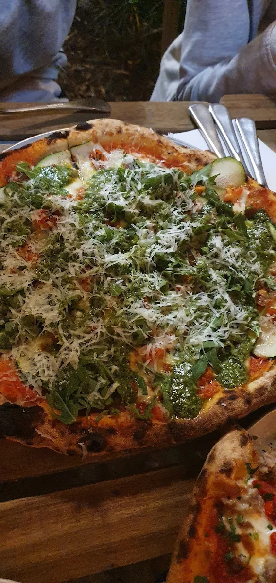 Shaved Zucchini Pizza, Lenny Pizzeria & Bar