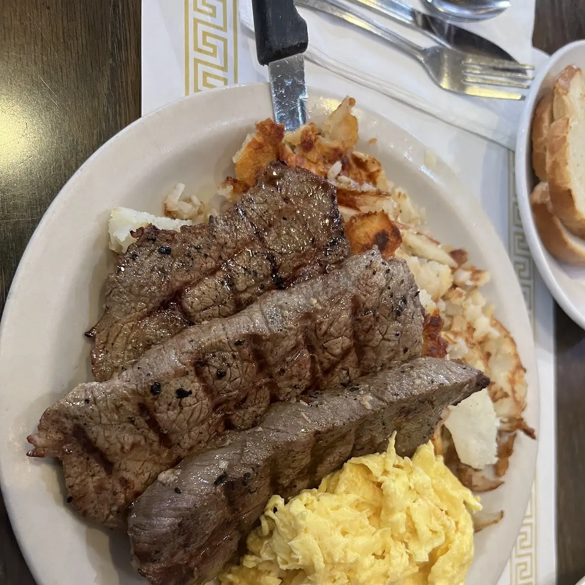Steak Eggs and Hash