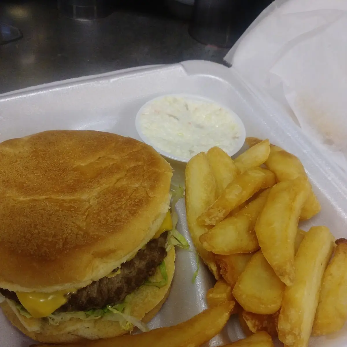 Bacon Cheeseburger Deluxe Plate