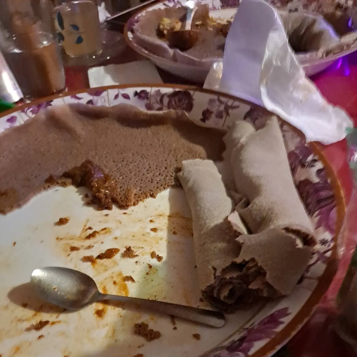 Injera Bread with Lamb