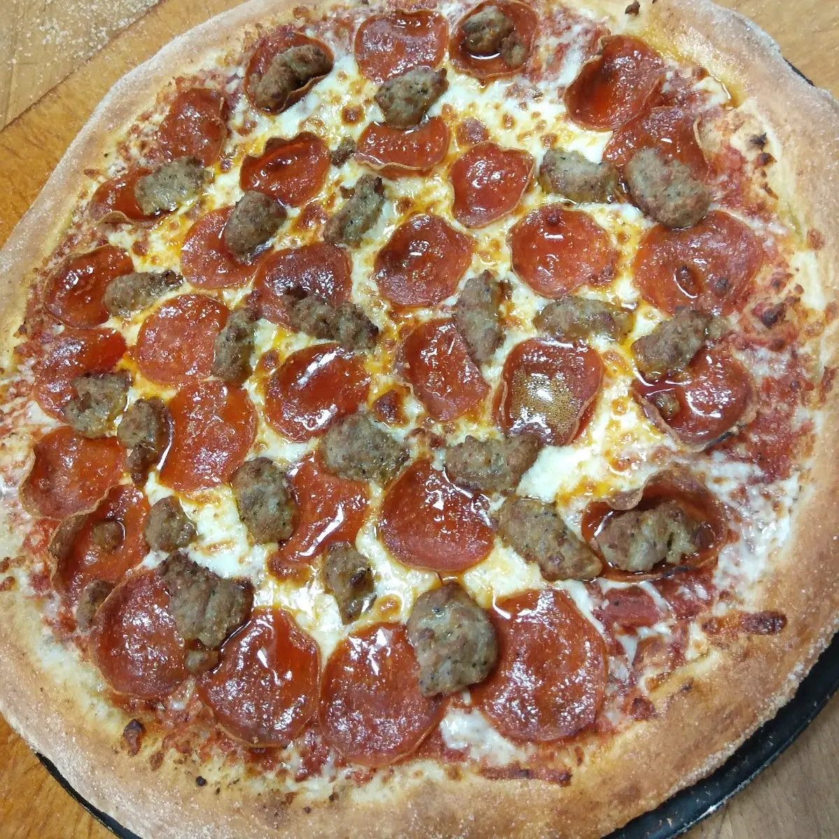 Large Pepperoni & Sausage Pizza