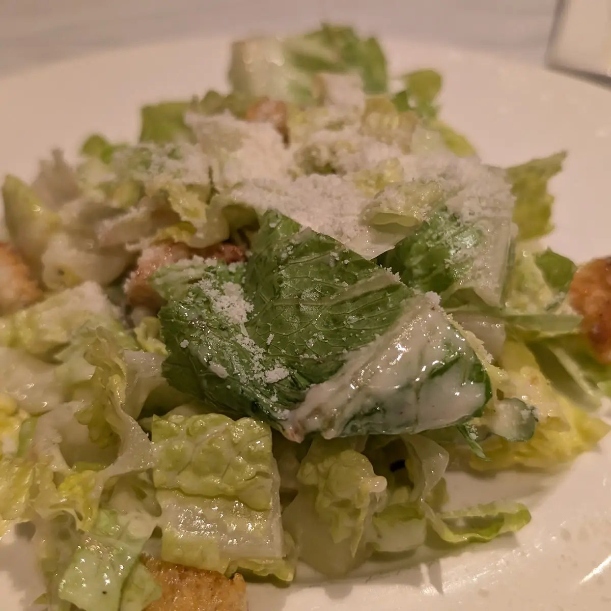 Caesar Salad with Our Version of Caesar Style Dressing
