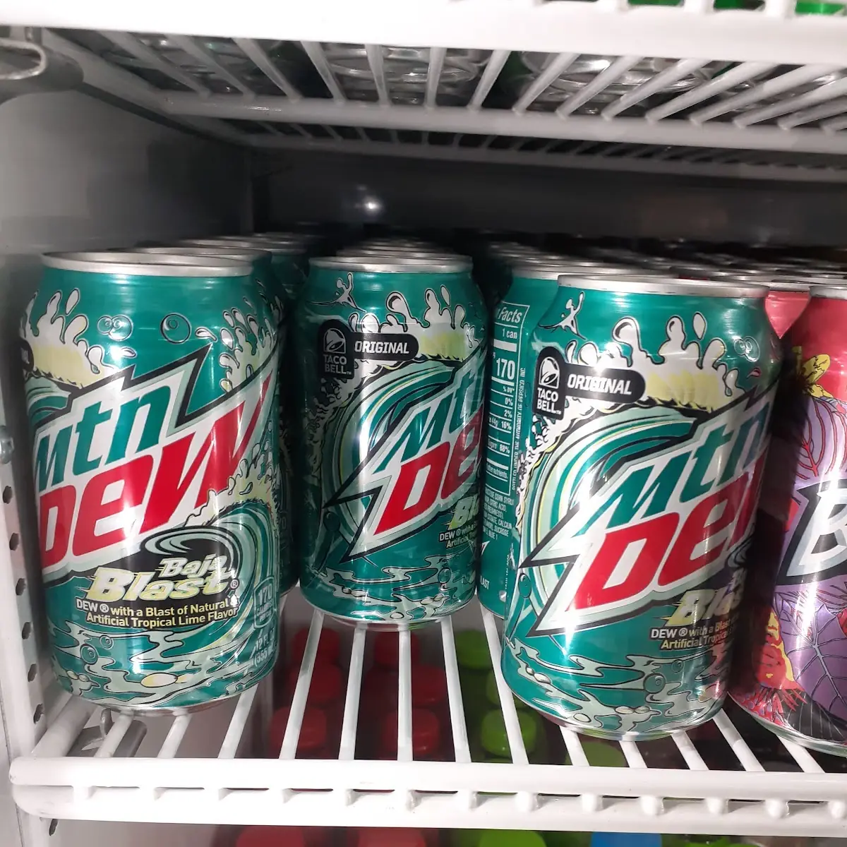Mountain Dew Baja Blast in Cans