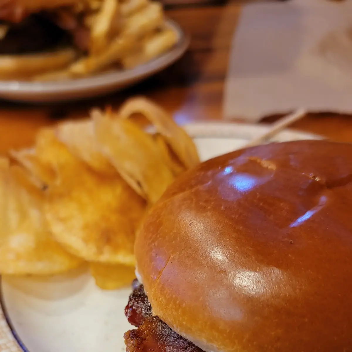 A1 Burger and House Made Chips
