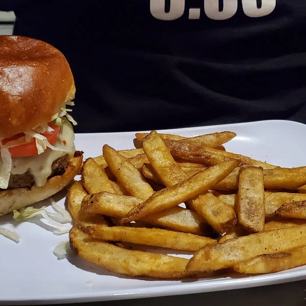 Burger and Fries