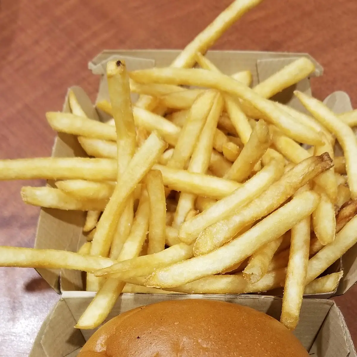 Burger and Chips