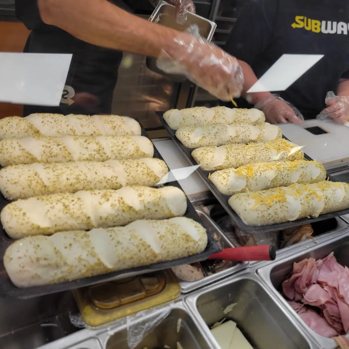 Fresh Cheese Bread Foot Logs