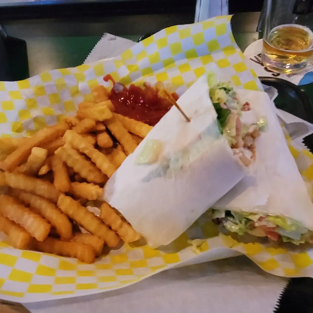 CHICKEN CAESAR WRAP