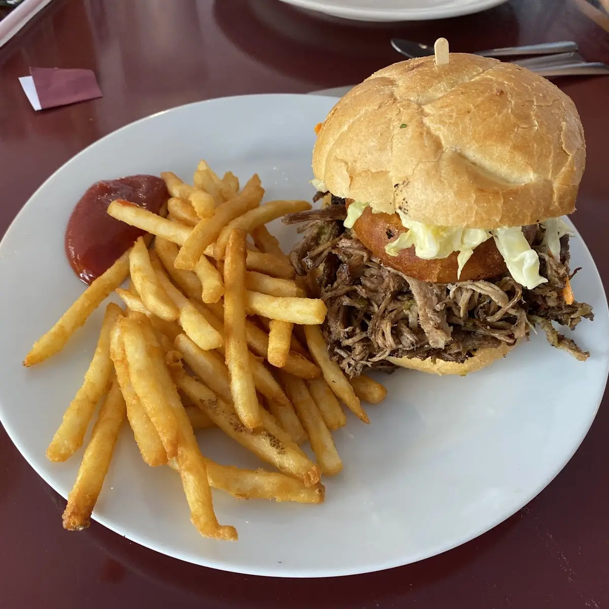 Green Chile Pork Sandwich