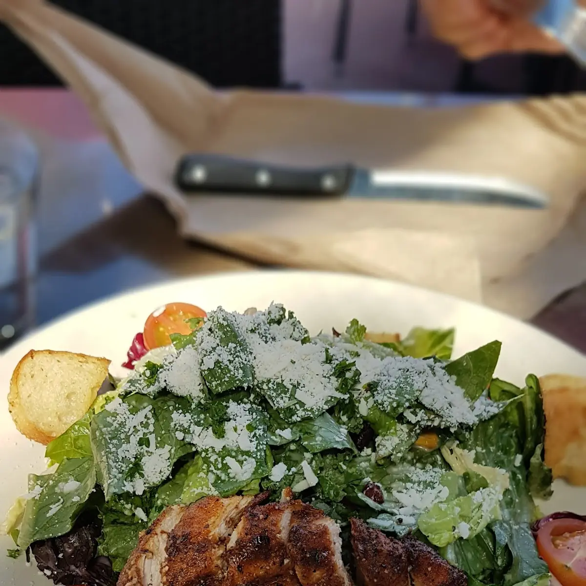 Blacken Chicken Caesar Salad, Browns Socialhouse Grandview Corners