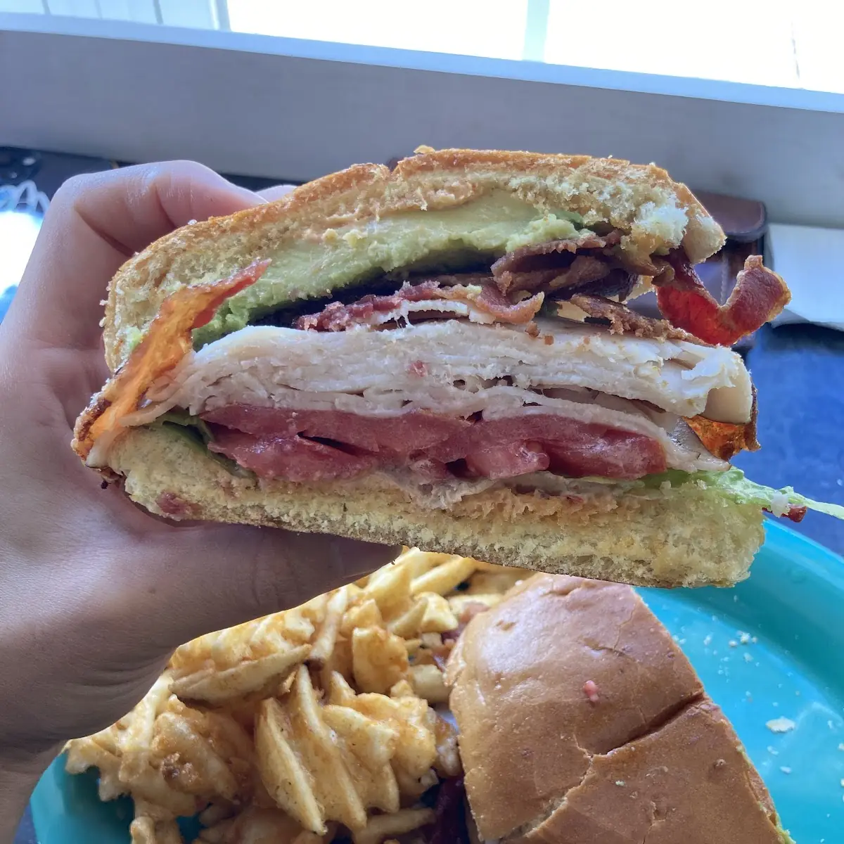 Turkey Bacon Avocado Sandwich